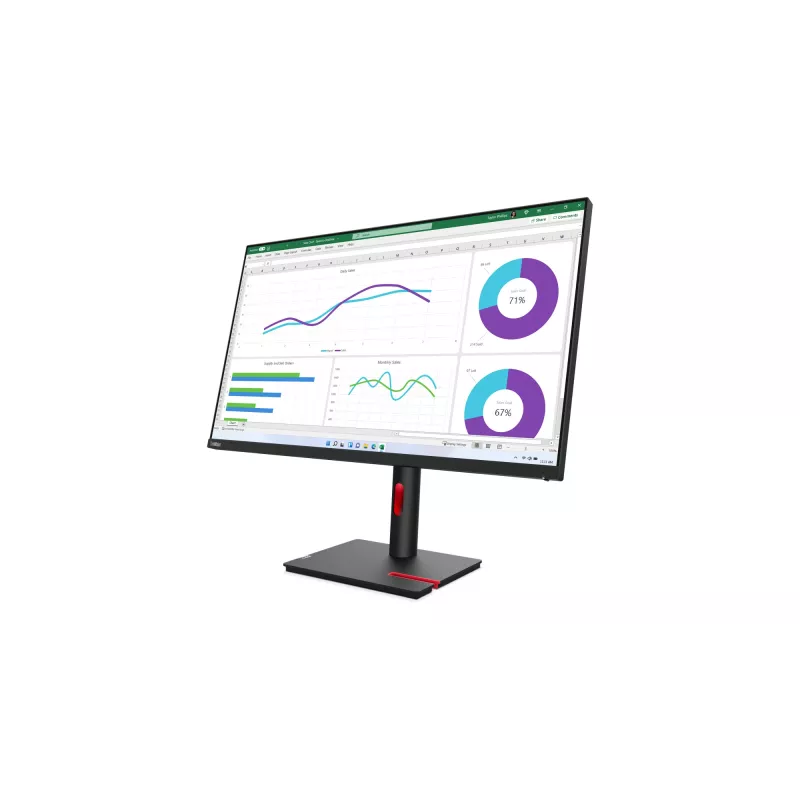 Lenovo ThinkVision T32h-30 Computer Monitor 80 cm (31,5 Zoll) 2560 x 1440 Pixel Quad HD LED Schwarz