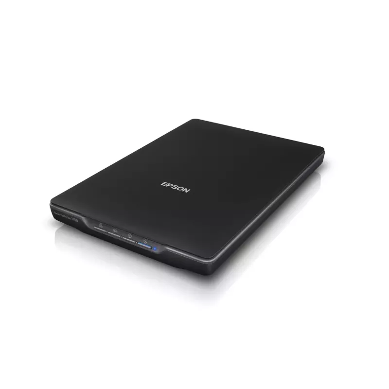 Flachbettscanner Epson Perfection V39II — A4, 4800 x 4800 DPI, CIS, USB-betrieben, Schwarz