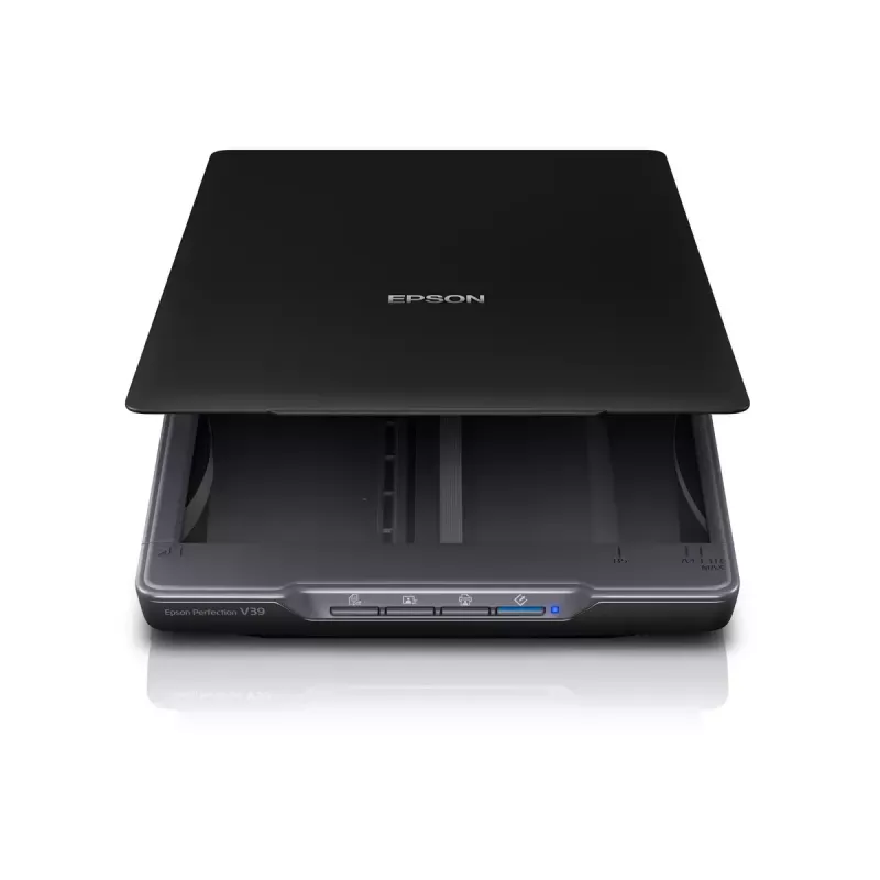 Flachbettscanner Epson Perfection V39II — A4, 4800 x 4800 DPI, CIS, USB-betrieben, Schwarz