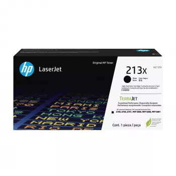 HP 213X Hochleistungs Schwarz Original LaserJet Tonerkartusche, 9000 Seiten, Schwarz, 1 Stk.