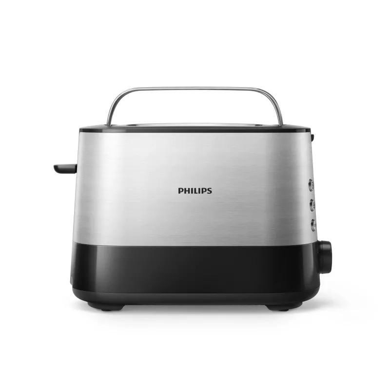 Philips Viva Collection HD2635/90 Toaster 7 2 Scheiben Schwarz, Titan