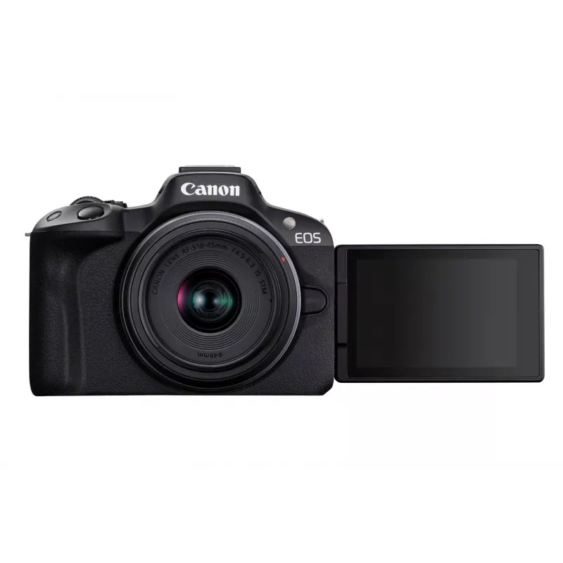 Spiegellose Kamera Canon EOS R50 Schwarz 24,2 MP 4K Ultra HD