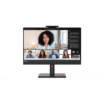Lenovo ThinkVision T24mv-30 Monitor, 60,5 cm (23,8 Zoll), 1920 x 1080 Pixel, Full HD, LED, 6 ms, Schwarz