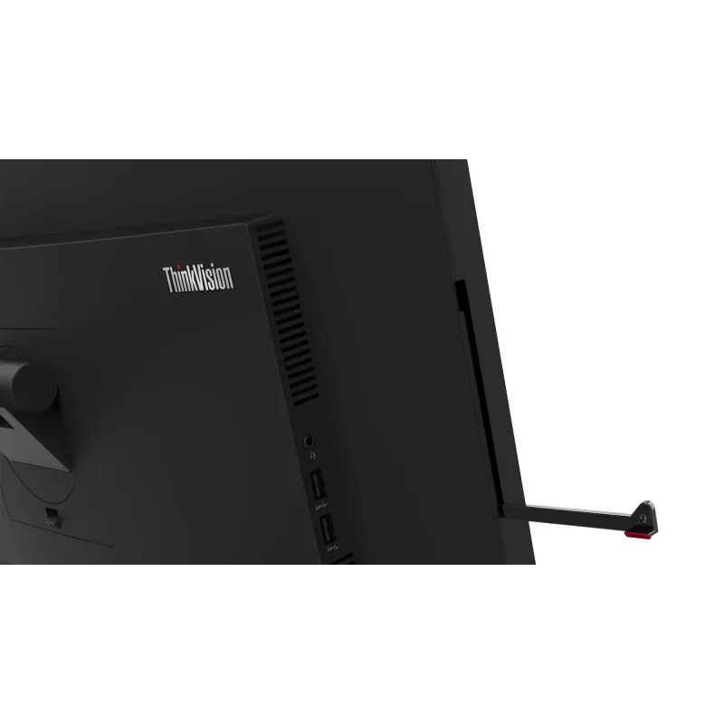 Lenovo ThinkVision T24mv-30 Monitor, 60,5 cm (23,8 Zoll), 1920 x 1080 Pixel, Full HD, LED, 6 ms, Schwarz