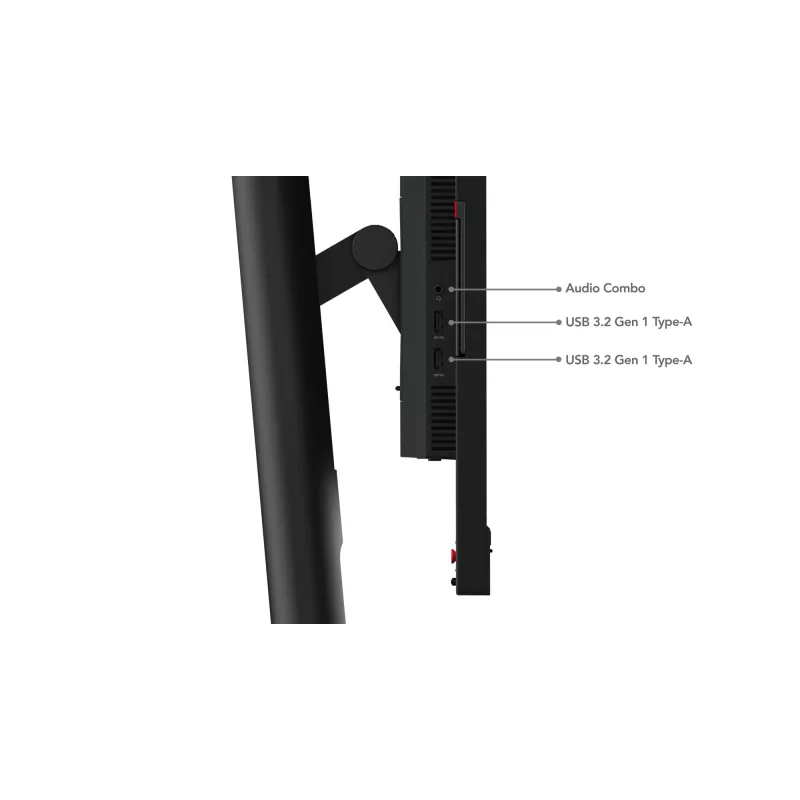 Lenovo ThinkVision T24mv-30 Monitor, 60,5 cm (23,8 Zoll), 1920 x 1080 Pixel, Full HD, LED, 6 ms, Schwarz