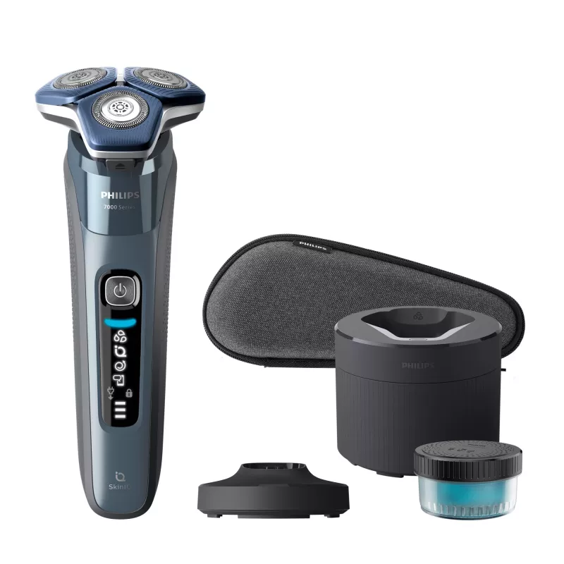 Philips SHAVER Series 7000 S7882/55 Nass- und Trockenrasierer, Reinigungspod & Etui