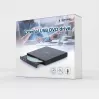 GEMBIRD Externes USB-DVD-Rewriter-Laufwerk 24x - Schwarz