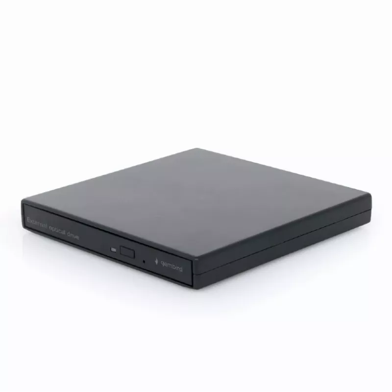 GEMBIRD Externes USB-DVD-Rewriter-Laufwerk 24x - Schwarz