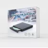 GEMBIRD Externes USB-DVD-Rewriter-Laufwerk 24x - Schwarz