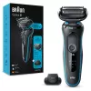 Braun Series 5 51-M1200s Herrenrasierer Folienrasierer Trimmer Schwarz, Blau