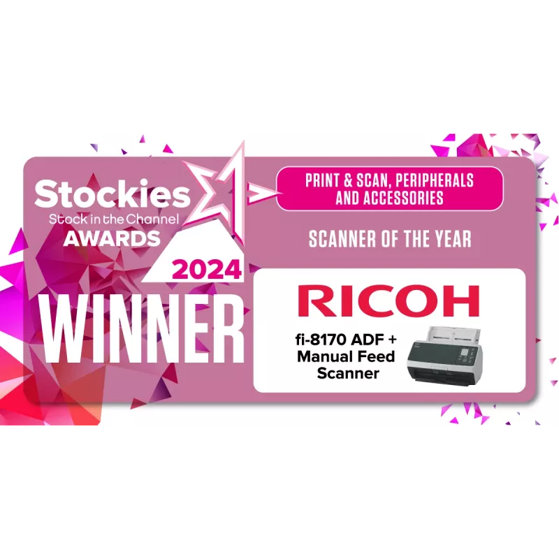 Ricoh fi-8170 ADF + Einzugsscanner 600 x 600 DPI A4 Schwarz, Grau