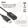 CLUB3D DisplayPort1.4 auf HDMI 4K120Hz/8K60Hz HDR aktiver Adapter M/W