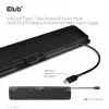 CLUB3D USB Gen1 Type-C Triple Display DP1.4 Alt mode Smart PD3.0 Charging Dock mit 100 Watt Netzteil