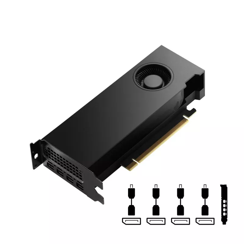 PNY NVIDIA RTX 4000 SFF Ada Generation 20GB GDDR6 4x mDP