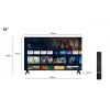 TV TCL 32S5400A 32 Zoll HD LED (1366x768), Android TV, Direct‑LED, 2×HDMI, HDR10, Bluetooth 5.0