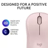 LOGITECH M240 Leise Maus - Bluetooth - Pink