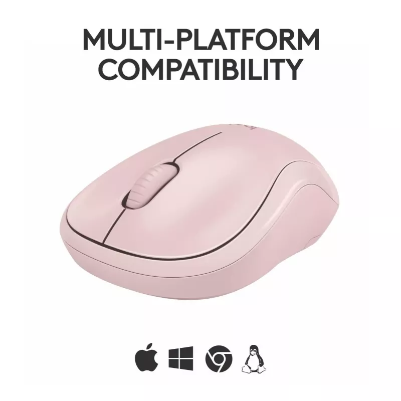 LOGITECH M240 Leise Maus - Bluetooth - Pink