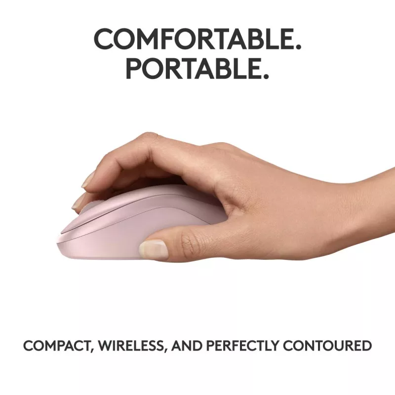 LOGITECH M240 Leise Maus - Bluetooth - Pink