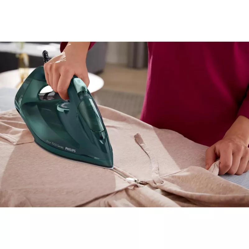 Philips 7000 series DST7050/70 Bügeleisen Dampfbügeleisen SteamGlide Elite Bügelsohle 2800 W Grün