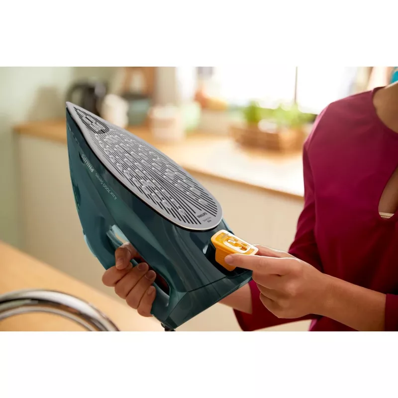 Philips 7000 series DST7050/70 Bügeleisen Dampfbügeleisen SteamGlide Elite Bügelsohle 2800 W Grün