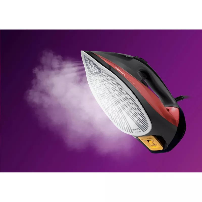 Philips 7000er Serie DST7022/40 Bügeleisen Dampfbügeleisen SteamGlide Plus Bügelsohle 2800 W Schwarz