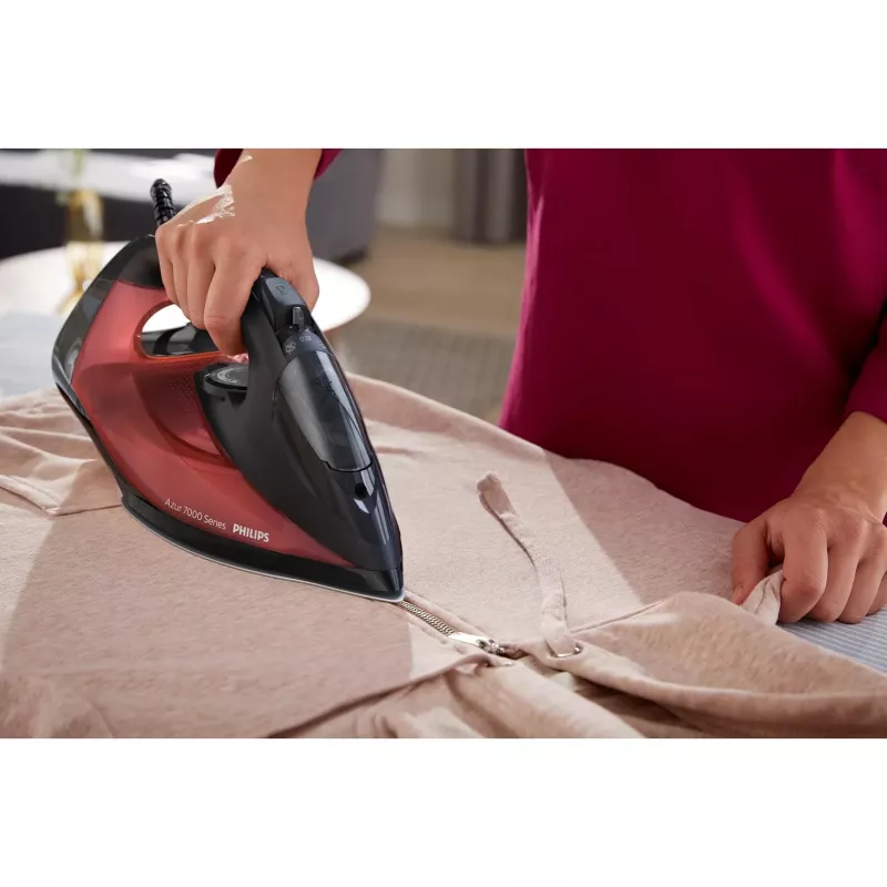 Philips 7000er Serie DST7022/40 Bügeleisen Dampfbügeleisen SteamGlide Plus Bügelsohle 2800 W Schwarz
