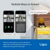TP-Link Tapo Smart Video Türklingel Kamera-Kit, Schwarz, Weiß, IR, CE, RoHS, RCM,R-NZ,FCC, EAC, Triman, UKCA, G.711, 5 MP, 2560 x 1920 Pixel