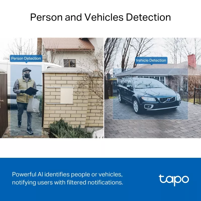 TP-Link Tapo Smart Video Türklingel Kamera-Kit, Schwarz, Weiß, IR, CE, RoHS, RCM,R-NZ,FCC, EAC, Triman, UKCA, G.711, 5 MP, 2560 x 1920 Pixel