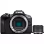 Canon EOS R100 + RF-S 18-45mm F4.5-6.3 IS STM Kit MILC 24,1 MP CMOS 6000 x 4000 Pixel Schwarz