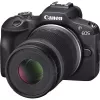 Canon EOS R100 + RF-S 18-45mm F4.5-6.3 IS STM + RF-S 55-200mm F5-7.1 IS STM Kit MILC 24.1 MP CMOS 6000 x 4000 Pixel Schwarz