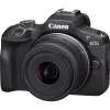 Canon EOS R100 + RF-S 18-45mm F4.5-6.3 IS STM + RF-S 55-200mm F5-7.1 IS STM Kit MILC 24.1 MP CMOS 6000 x 4000 Pixel Schwarz