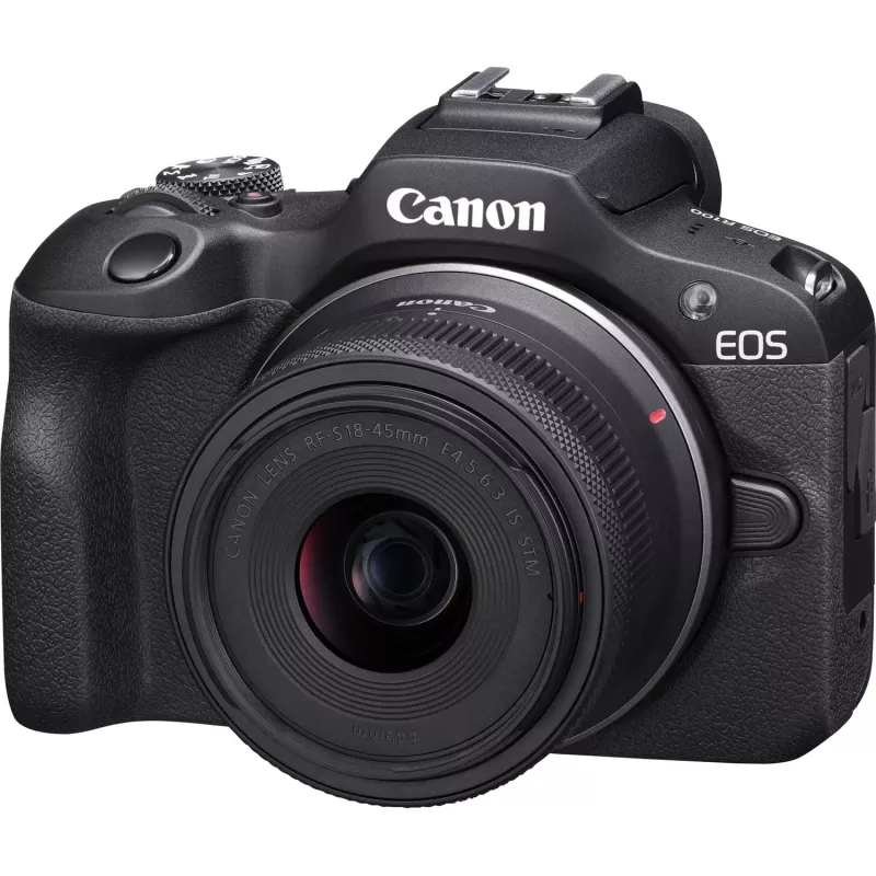 Canon EOS R100 + RF-S 18-45mm F4.5-6.3 IS STM + RF-S 55-200mm F5-7.1 IS STM Kit MILC 24.1 MP CMOS 6000 x 4000 Pixel Schwarz