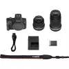 Canon EOS R100 + RF-S 18-45mm F4.5-6.3 IS STM + RF-S 55-200mm F5-7.1 IS STM Kit MILC 24.1 MP CMOS 6000 x 4000 Pixel Schwarz