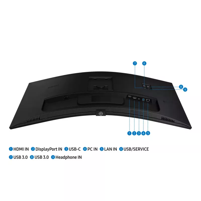 Samsung S65UC Computer Monitor 86,4 cm (34 Zoll) 3440 x 1440 Pixel UltraWide Quad HD LCD Schwarz