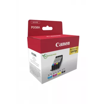 Canon 0386C008 Tintenpatrone 4 Stück Original Schwarz, Cyan, Magenta, Gelb