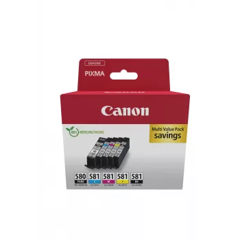 Canon 2078C007 Tintenpatrone 5 Stk. Original Schwarz, Blau, Cyan, Magenta, Gelb