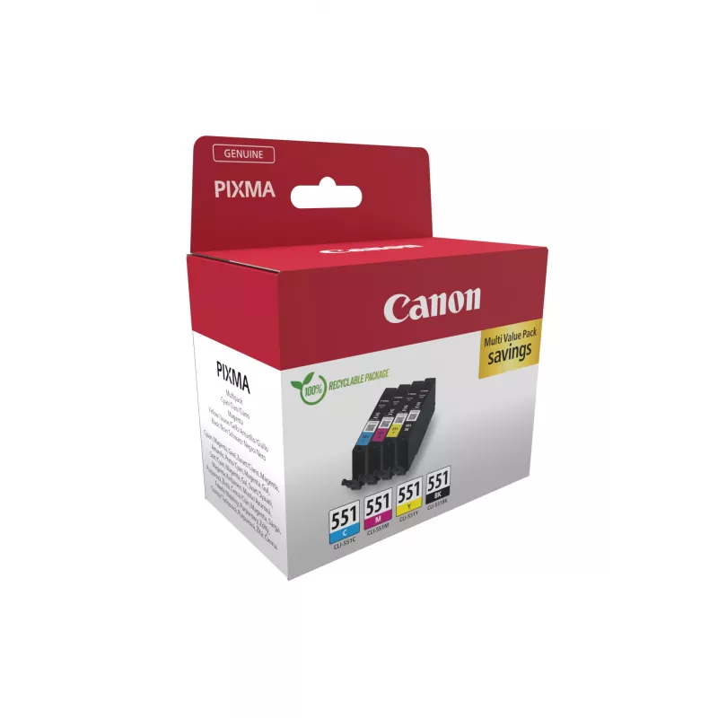 Canon 6509B015 Tintenpatrone 1 Stk. Original Schwarz, Cyan, Magenta, Gelb