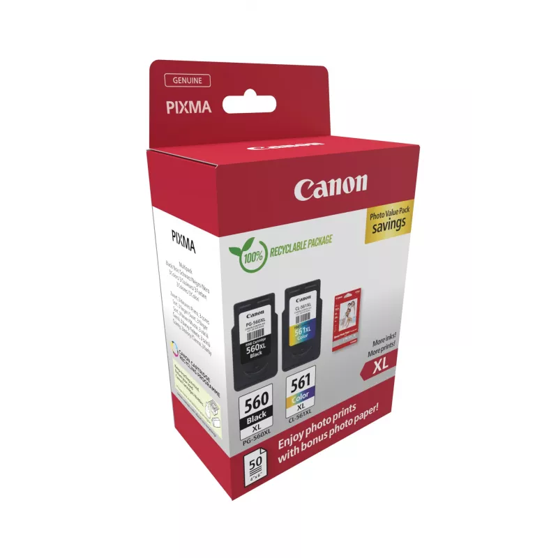 Canon 3712C008 Tintenpatrone 2 Stk. Original High (XL) Yield Schwarz, Cyan, Magenta, Gelb