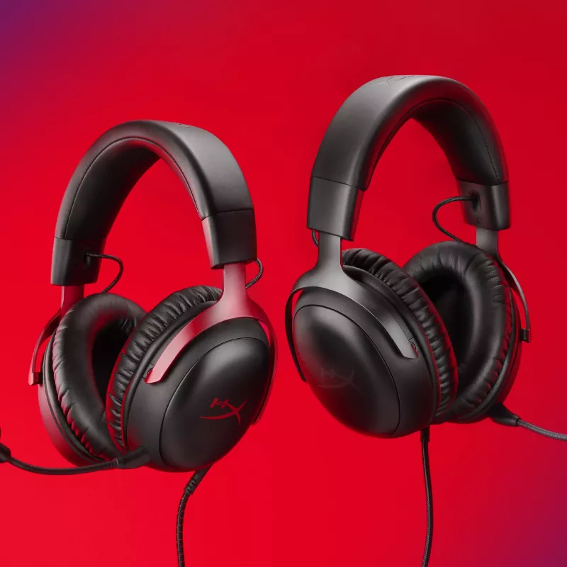 HyperX Cloud III - Gaming-Headset (Schwarz/Rot)