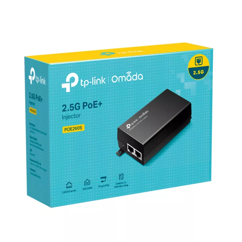 TP-Link Omada 2.5G PoE+ Injektor Adapter