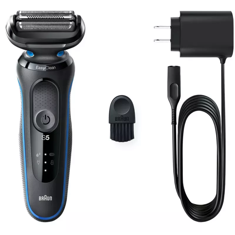 Braun 51-B1000s Folienrasierer Schwarz, Blau