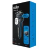 Braun 51-B1000s Folienrasierer Schwarz, Blau