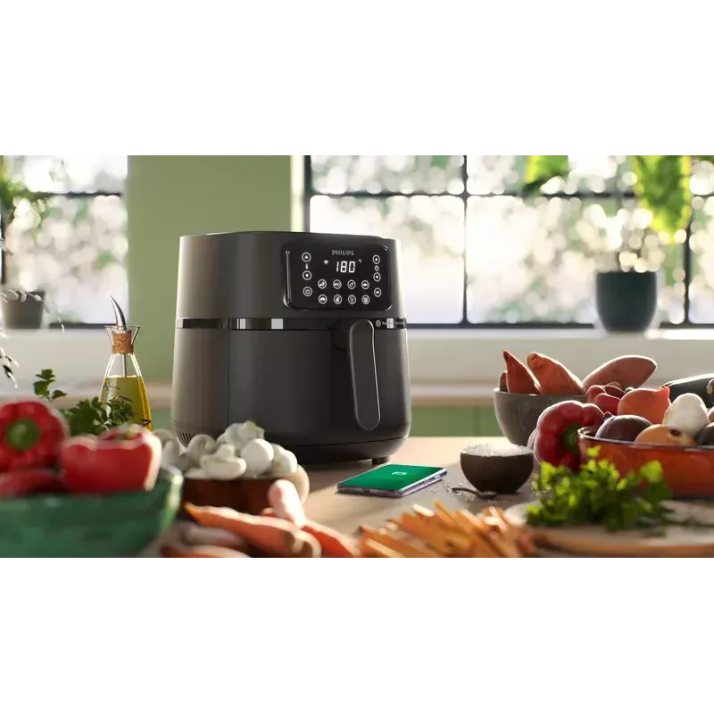 Heißluftfritteuse Philips HD9285/93 5000 Series XXL Connected, 7,2 L, 2000 W, 16 Programme