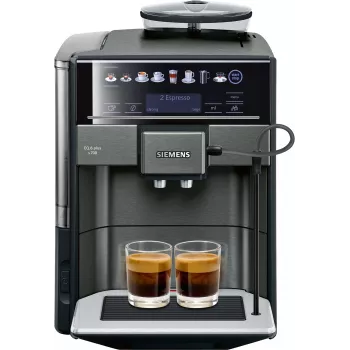 Espressomaschine Siemens EQ.6 plus TE657319RW — Vollautomat, 1,7 l Wassertank, 19-bar-Pumpe, integriertes Mahlwerk