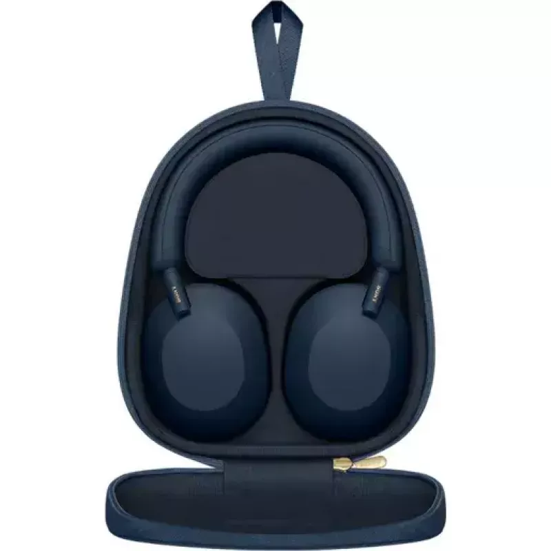Sony WH-1000XM5 Kopfhörer mit Geräuschunterdrückung, kabellos, 30 Stunden Akkulaufzeit, Overhead-Bluetooth-Kopfhörer, optimiert für Alexa und Google Assistant, IOS und Android mit integriertem Mikrofon, in Midnight Blue