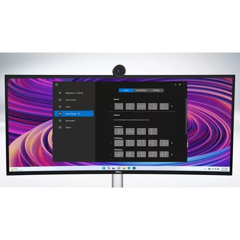 DELL UltraSharp U3824DW Computer-Monitor 95,2 cm (37,5 Zoll) 3840 x 1600 Pixel Wide Quad HD+ LCD Schwarz, Silber