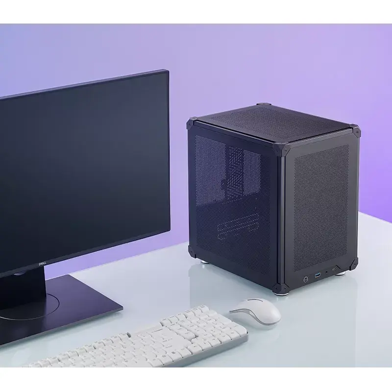 PC-Gehäuse Jonsbo C6 Schwarz ITX, micro ATX