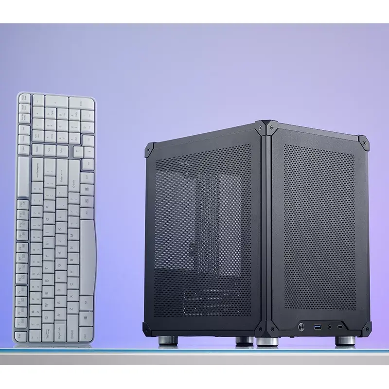 PC-Gehäuse Jonsbo C6 Schwarz ITX, micro ATX