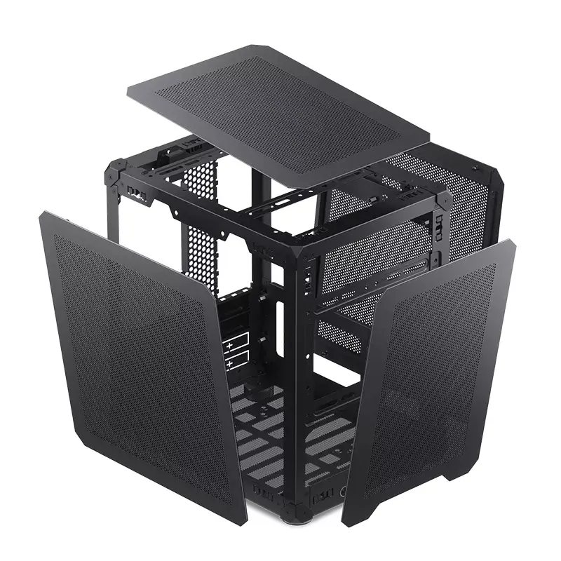 PC-Gehäuse Jonsbo C6 Schwarz ITX, micro ATX