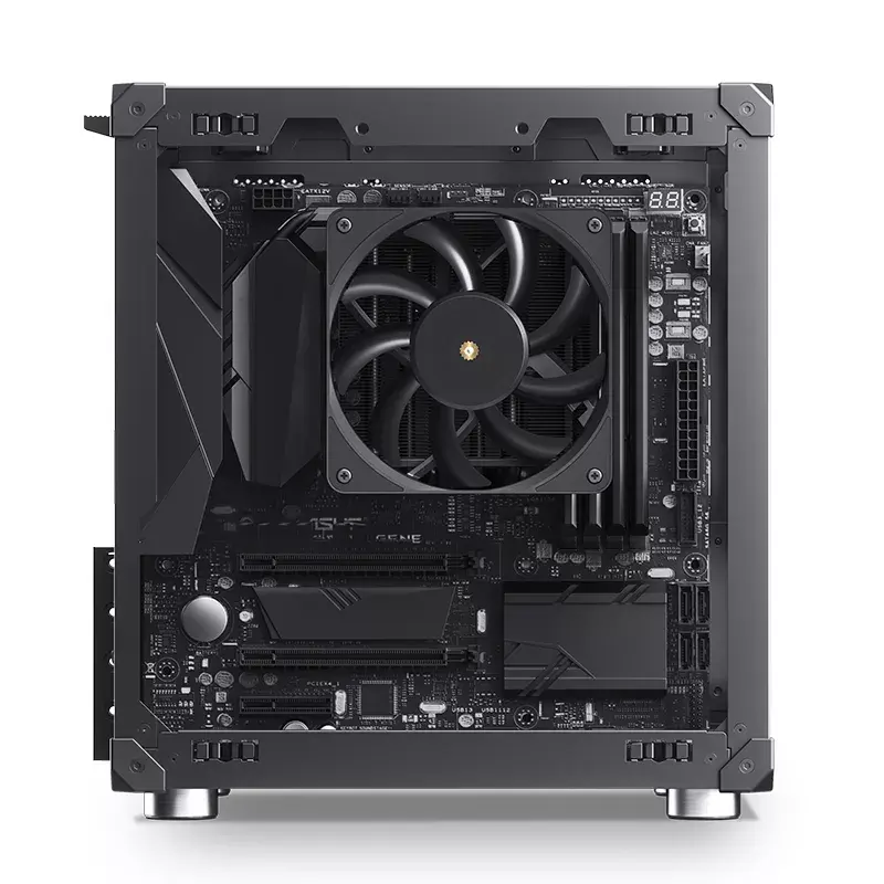 PC-Gehäuse Jonsbo C6 Schwarz ITX, micro ATX